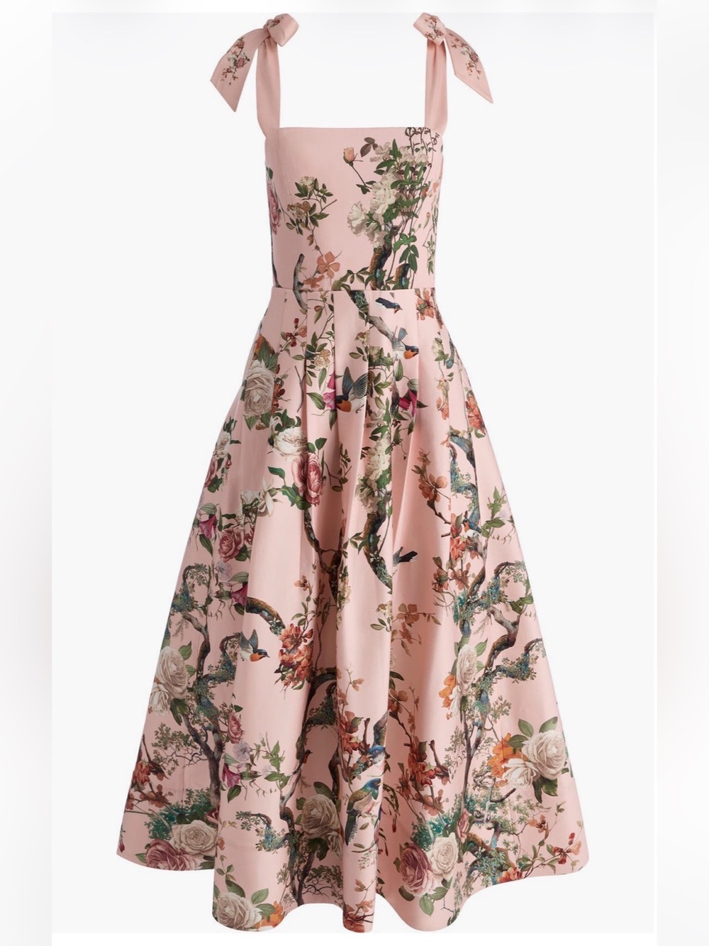 Alice + Olivia Hana Floral Tie Shoulder Maxi Dress - Picture 3 of 7